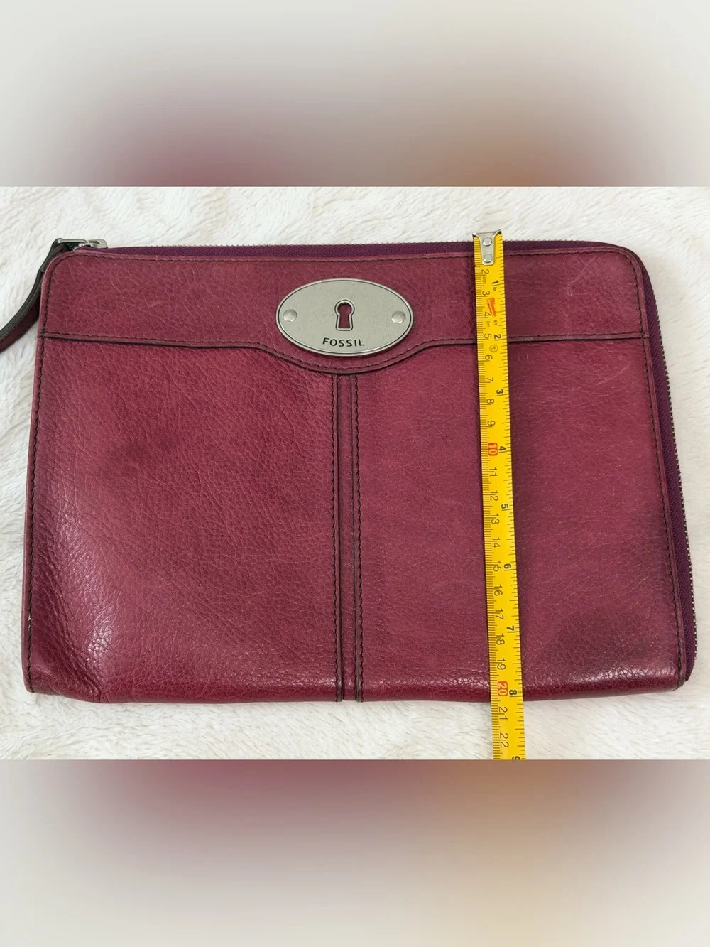 Burgundy Fossil Tablet Sleeve